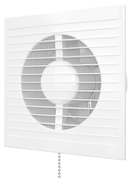 4elementsVentilator de evacuare cu intrerupator si grila VentEurope REFINED 125 PS White