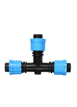 Тройник для капельной ленты KUBBER Drip Line 17 мм