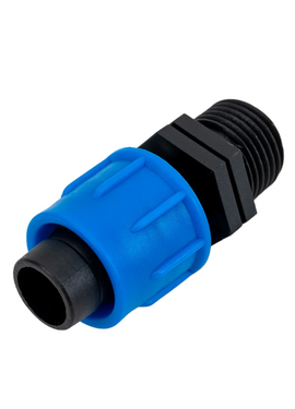 Адаптер для капельной ленты KUBBER Drip Line 17 мм x 1/2''M