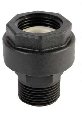 4elementsRacord drept plastic 1" 1/4 GAS filet masculin &times; piuliță cu garnitură Italtehnica