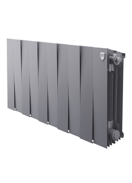 Радиатор биметаллический Royal Thermo PianoForte 300 Серебристый - 10 секц.