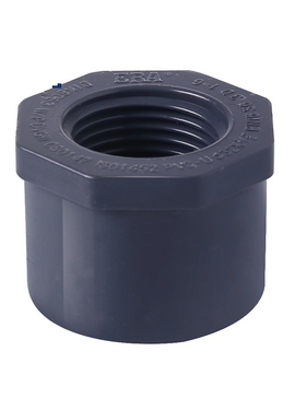 Редукция ПВХ d.63x1 1/2"F, под склейку, PN16, DIN 8063
