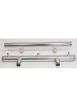 Всасывающий коллектор для двух насосов: 2 1/2" x 1 1/2", материал &ndash; сталь SS304
