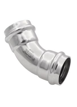 4elementsCot 45° F-F din oțel inoxidabil 22, V-type