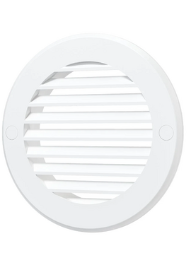 4elementsGrila pentru ventilatie rotunda exterioara din ASA plastic Era 10РКН D100
