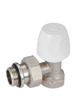 Кран угловой (обратка) 1/2"х1/2" (полипр. с уплотнительн. рез) Bugatti
