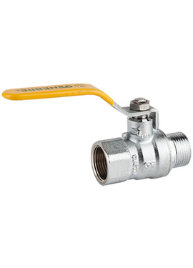 4elementsRobinet cu bilă cu mâner pentru gaz 1/2" MF (crom) Genebre