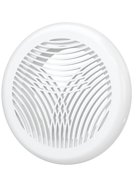 Круглая вытяжная вентиляционная решетка Mistral D100 White