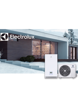 Тепловой насос сплит Electrolux 10 kW 220V R32  воздух - вода, Inverter EMHP-10V/N8 EEC