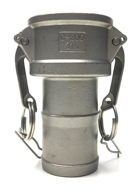Адаптер зажимной для шланга layflat KUBBER Drip Line 2'' 1/2F