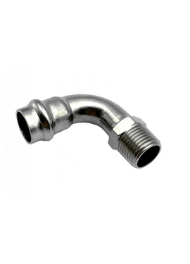 4elementsCot 90° din oțel inoxidabil cu filet M 35×1 1/4", V-type