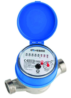 Cчетчик для воды (хол.вода) 1"X1" Genebre