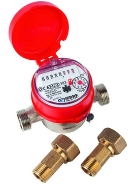 Cчетчик для воды (гор.вода) 1"X1" Genebre