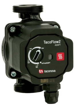 4elementsPompa de circulatie energoeficienta TacoFlow2 25-60/130, 1 1/2'', P=3W - 42W, Hmax = 6m