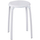 Табурет для ванной Max белый алюминий