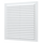 Вытяжная вентиляционная решетка с сеткой Mistral 19x19 White