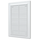 Вытяжная вентиляционная решетка с сеткой и рамкой Mistral 18х25 White