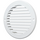 Круглая вытяжная вентиляционная решетка Mistral D120 White