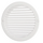 Круглая вытяжная вентиляционная решетка Mistral D160 White