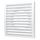 Вытяжная вентиляционная решетка из АБС-пластика с фланцем Mistral 20x20 D125 White