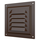4elementsGrila din otel pentru ventilatie cu plasa Era 1212МЭ 12x12 Brown