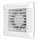 4elementsVentilator de evacuare axial cu jaluzele VentEurope AUTO 125 D125 White