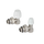 Комплект угловых кранов 3/4" (подача + обратка  полипр.с уплотнительн. рез) Bugatti