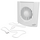 4elementsVentilator de evacuare axial cu cablu retea ERA FAVORITE 4-01 D100 White