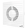4elementsVentilator de evacuare axial cu plasa Era E 100 S D100 White