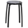 4elementsTaburet de baie Max aluminiu negru Ridder