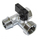 4elementsRobinet pentru mașina de spălat 1/2" x 1/2" x 3/4" Bugatti