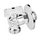 4elementsRobinet unghiular pentru mașina de spălat 1/2" x 3/4" Bugatti