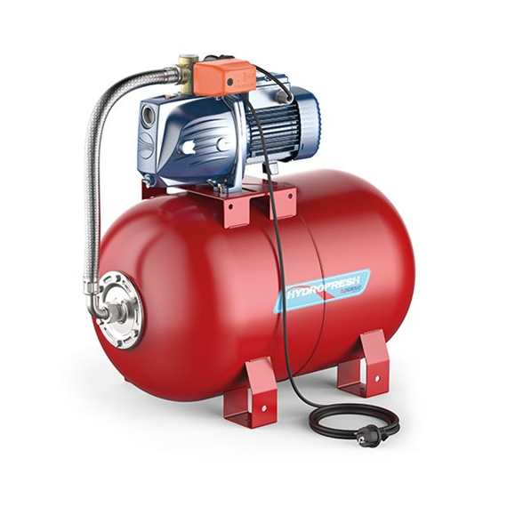 4elementsГидрофор с эл. регулятором давления Pedrollo Hydrofresh FUTURE JETm2AX 1,1 kW, изображение 2