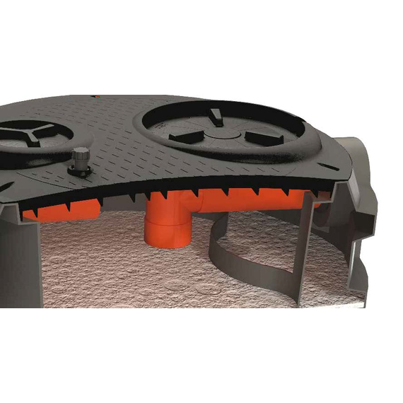 4elementsCapac o600 pentru rezervor Imhoff Aurora 1500L Starplast
