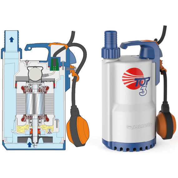 4elementsPompa de drenaj Pedrollo TOP-3 0,55 kW