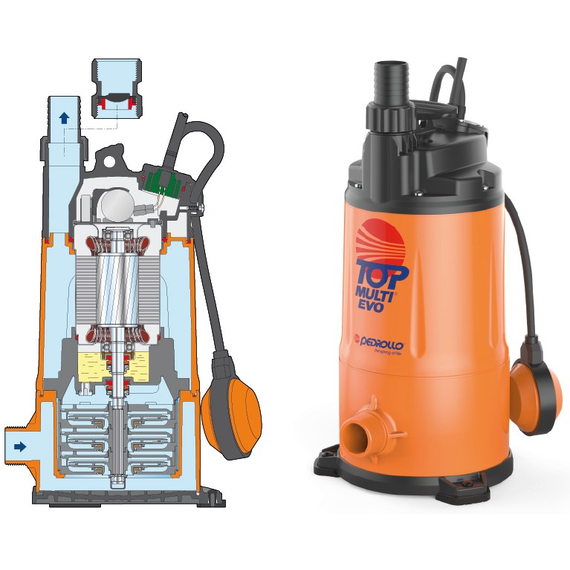 4elementsPompă submersibilă Pedrollo TOP MULTI 2-EVO 0,55 kW