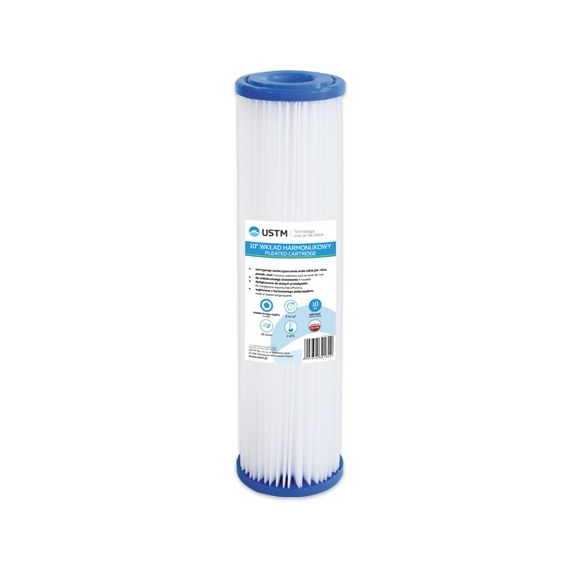 4elementsCartus plisat din polipropilena Big Blue 20'', 20 microni USTM  