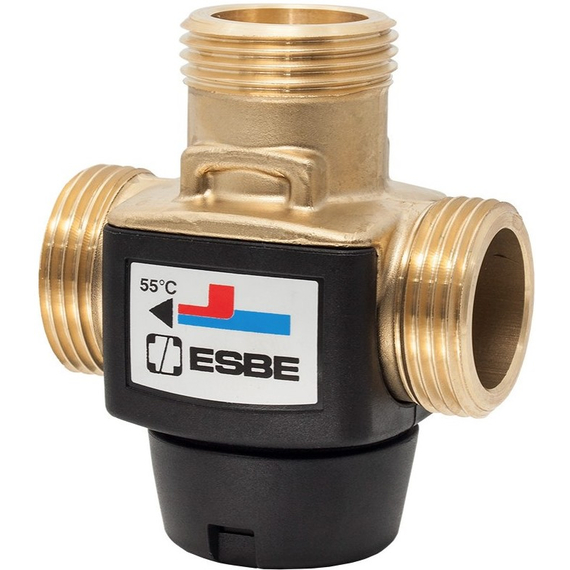4elementsVTC 312 Supapa termostatica in 3 cai DN25, KVS3,2, Rp 1'', T60C ESBE