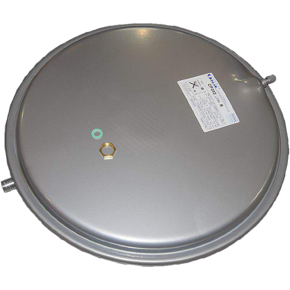 Расширительный бак 8 л Ferroli 1/2 круглый плоский