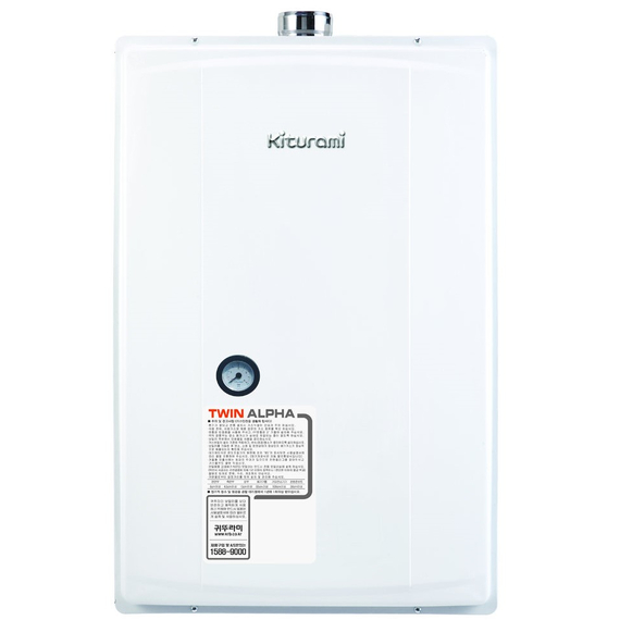 Газовый котел TWIN ALPHA - 25 / 29 kW / 290m2  (отопление и ГВС) KITURAMI