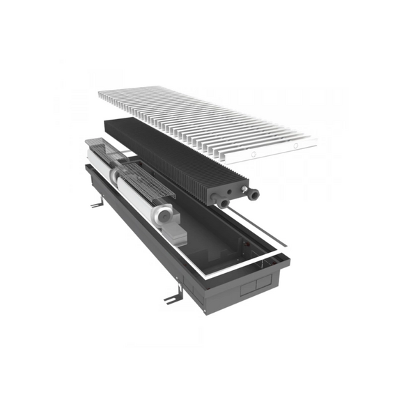 Встраиваемый конвектор с прин. конв. KVZV 250-85-1200/С (max1919W) Techno, изображение 3