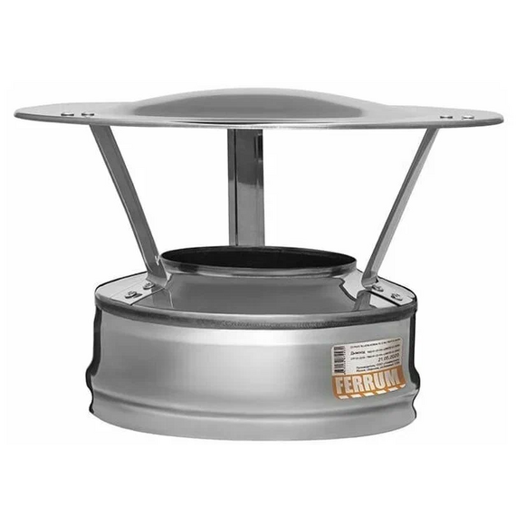 Оголовок для дымохода Ferrum D115x200 (0,5мм)