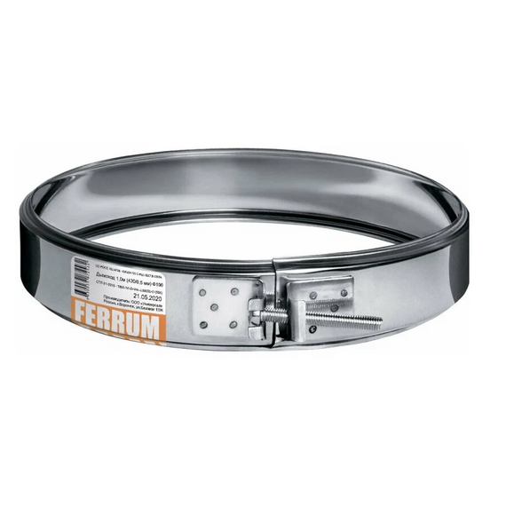 4elementsColier de strangere cu tirant pentru cos de fum Ferrum D197x200 (0,5mm)