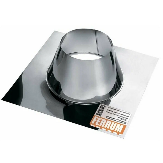 Крышная разделка прямая Ferrum D280 (0,5мм)