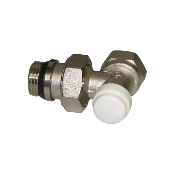 Кран угловой (обратка) 15х1/2" IVR Mercury (полипр с уплотн. рез)