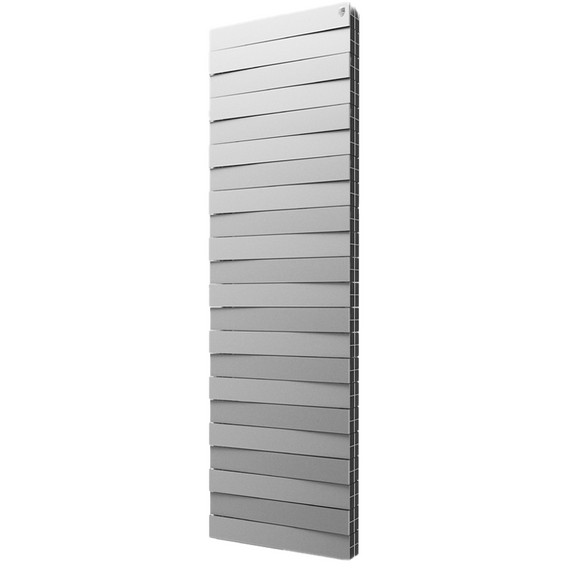 4elementsRadiator bimetal Royal Thermo Pianoforte Tower Silver Satin 18 sectii
