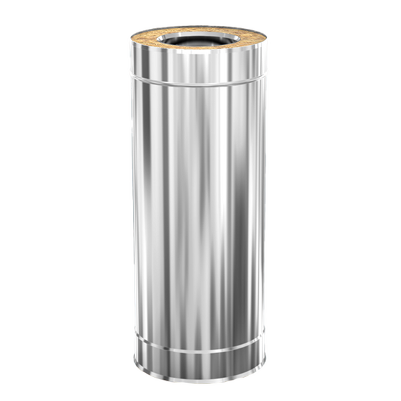 4elementsCos de fum izolat dublu perete 0,5m TEPLODAR D150x200 capat interior