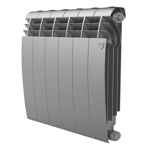 Алюминиевый радиатор Royal Thermo BiLiner Alum Silver Satin 500