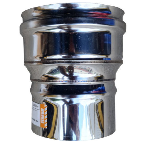 Переходник МП для дымохода Ferrum D120М-130П (0,5мм)