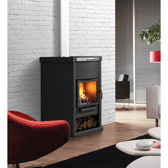 Отопительно-варочная печь-камин Теплодар ОВ-120 прямая 12 kW, изображение 4